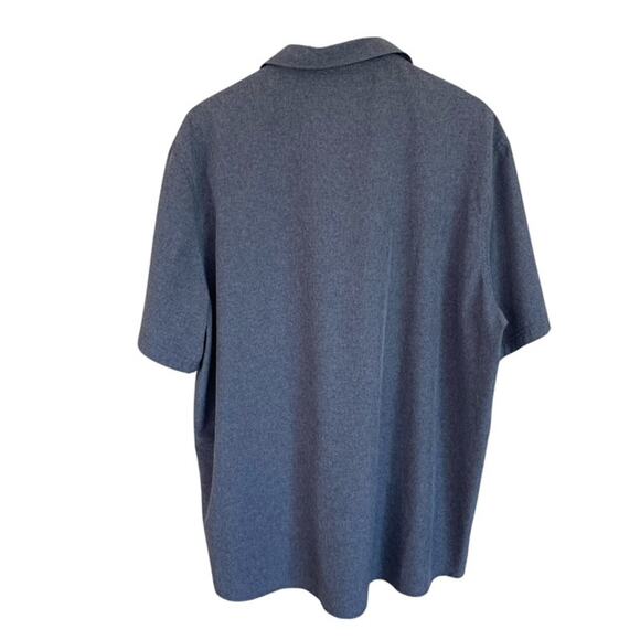 Avalanche Outdoor Supply Gray Button Up Short Sleeve Shirt - XXL - Picture 3 of 4